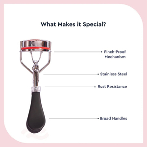 ที่ดัดขนตาแบบแยกส่วนสีเงินคุณภาพสูง พร้อมโลโก้สั่งทำพิเศษ  วัสดุสแตนเลสแบบเสียบปลั๊ก ไม่ทำให้ขนตางอ - Product Image 6