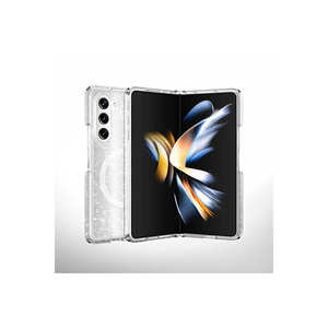 Édition Luxe Allstar pour Magsafe, coque en silicone transparente scintillante compatible avec Samsung Galaxy Z Fold 6 - Product Image 2