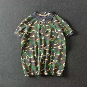 Golf pour hommes écologique de haute qualité pour polos Logo personnalisé 100% coton motif solide en gros - Product Image 2