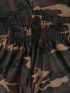 Shorts de sport pour hommes, motif uni, cordon de serrage, couleur et taille personnalisées, OEM, logo personnalisé, maille respirante, imperméable, séchage rapide, poches - Product Image 5