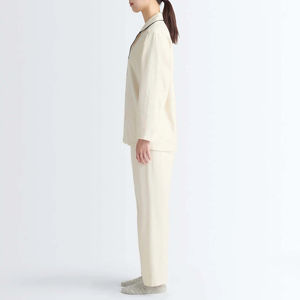 Conjunto de Pijama de Satén de 2 Piezas para Mujer, de Alta Calidad, Transpirable, de Secado Rápido, Cintura Elástica, para Verano, Primavera e Invierno, Diseño Sólido, Ropa para el Hogar - Product Image 2