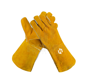 Gants de soudage en cuir économiques avec 100% de protection des mains de haute qualité à un prix abordable Gants de sécurité en cuir - Product Image 1