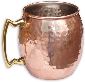 Taza de Cobre, Taza Moscow Mule, Taza de Cobre Martillado, Taza de Cobre Puro, Taza de Cerveza de Cobre, Taza de Cobre para Beber - Product Image 2