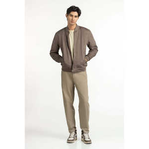 เสื้อแจ็คเก็ต PU สไตล์วินเทจสำหรับฤดูใบไม้ร่วงและฤดูใบไม้ผลิ คอตั้ง ปิดด้วยซิป กันน้ำ ทรงปกติ ไซส์ XS - Product Image 1