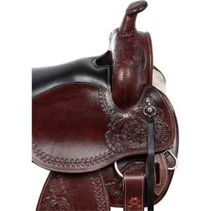 Calidad superior Western Barrel Racing Horse Saddle Tack Western Pleasure Trail Cowboy Leather Tack - Product Image 6