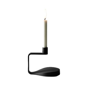 Stylish and Refined Modern <b>Candle</b> <b>Holders</b> Antiqued Metal Finishes in <b>Black</b> Gold Silver for Hotels - Product Image 2