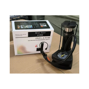 Mini Inflador de bomba de aire de pie portátil de alta presión a granel con medidor para bicicletas, bicicletas, automóviles y usos deportivos - Product Image 1