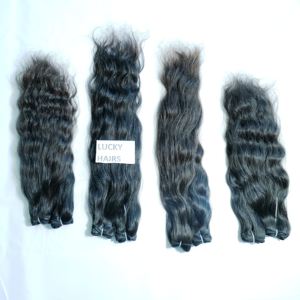 Máquina de cabello humano natural Paquete de trama doble Cutícula sin procesar Cabello humano indio virgen alineado - Product Image 6