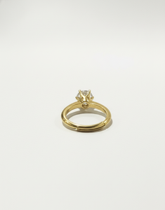 Round <b>Diamond</b> <b>Ring</b> for Women Lab Grown <b>Diamonds</b> - Product Image 3