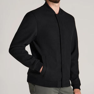 Veste universitaire décontractée pour homme, personnalisée, en laine, coupe-vent, imperméable, respirante, avec logo frontal, pour le printemps – Fabricant - Product Image 3