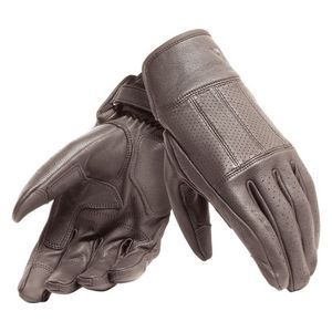 Gants de course en cuir taille personnalisée pour hommes équipement de sport d'hiver pour la course de vélo de terre-Couleurs noir rouge blanc - Product Image 1