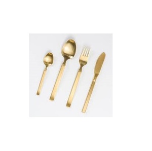 Cuillère en laiton de haute qualité en forme de feuille poignée de conception différente cuillère en laiton et nouveau design prix de gros - Product Image 3