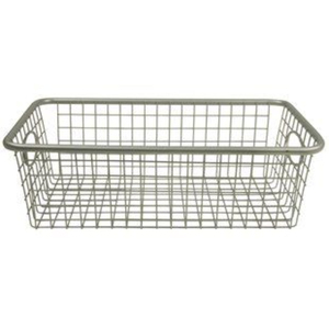 Cesta de Almacenamiento de Alambre de Hierro Metálico Vintage con Asa, Acabado Galvanizado Ecológico, Organización Decorativa para Cocina - Product Image 4