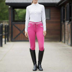 Nouveau style 2024, best-seller : Pantalon d'équitation pour femme, taille haute, avec grip intégral et boutons - Product Image 4