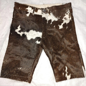 กางเกงขาสั้นหนังวัวแท้ ทำด้วยมือ ทนทาน แฟชั่น พรีเมียม เรียบง่าย สบาย ระบายอากาศได้ดี เป็นมิตรกับสิ่งแวดล้อม - Product Image 1