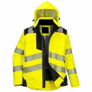Chaqueta de Seguridad de Algodón Transpirable y Reflectante para Invierno, Ropa de Trabajo Industrial de Alta Visibilidad con Nombre de Marca Personalizado - Product Image 4
