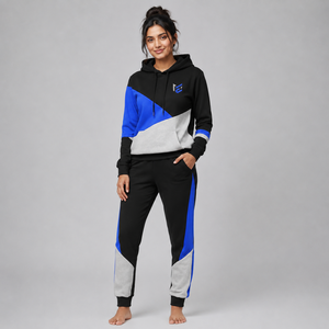 Survêtement pour femmes de haute qualité 100% coton, grande taille, réversible, léger, respirant, antibactérien, séchage rapide, à capuche, décontracté - Product Image 5