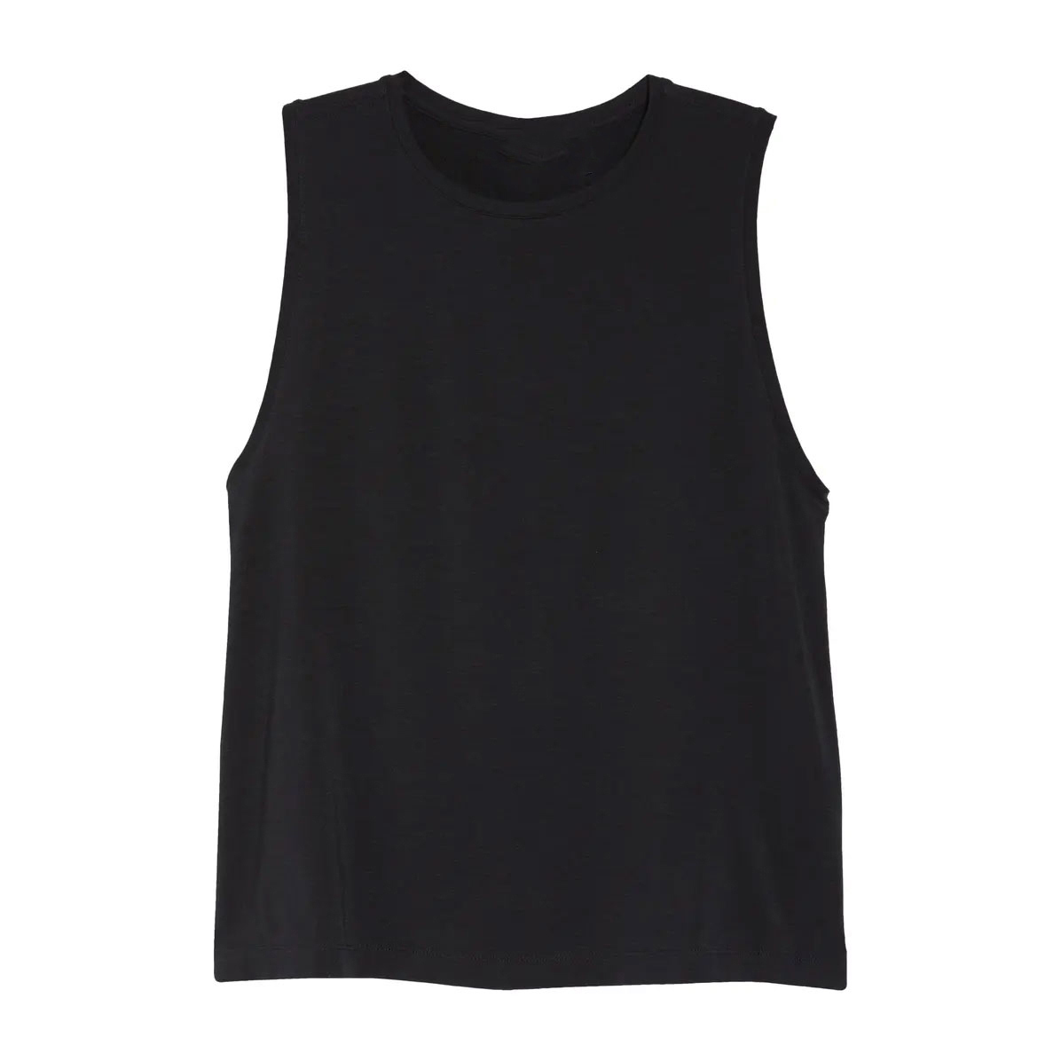 Women's Cotton/Polyester Sleeveless Gym Vest Quick Dry Eco-Friendly Solid Sport Yoga Tank Top Custom Jersey Fabric for Running