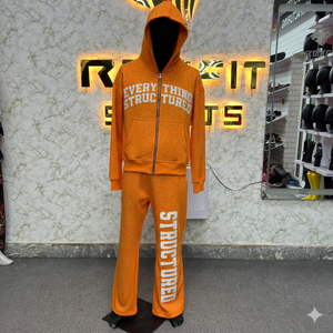 Superior Quality Cheap Price Customer Demanded Low Price Zipper Tracksuit For Men Unique Style New Design Mens Tracksuits - Product Image 3