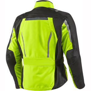 Vestes de moto en polyester avec logo personnalisé Blouson de moto en cuir pour homme coupe ajustée rembourrage de protection Style de rue - Product Image 5