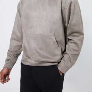 Sudadera con Capucha Extra Grande de Algodón Grueso con Estampado Personalizado DTG DTF, Lavado Ácido Batik Vintage, Talla 3XL para Hombre, Precio de Fábrica - Product Image 4