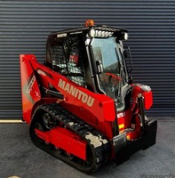 Mini-chargeuse sur chenilles diesel Yanmar économique avec moteur à couple élevé et garantie de 4 ans