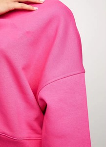 Sudadera de cuello redondo para mujer de gran tamaño con nuevo diseño, sudaderas lisas para mujer, Jersey/suéter holgado a la moda - Product Image 3