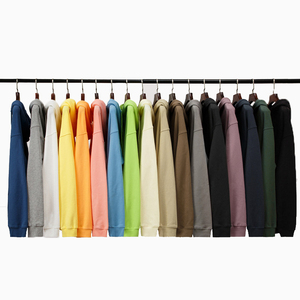 Wholesale High Quality 380g French Terry Cotton Heavyweight Hoodies Unisex Custom Printing <b>Pullover</b> <b>Mens</b> Clothing Hoodies - Product Image 1