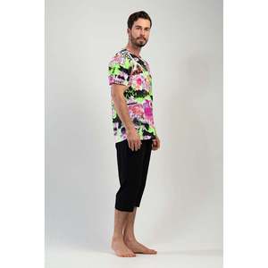 Conjunto de Camiseta sin Mangas y Pantalones Cortos con Bolsillos para Hombre, Cuello Redondo y Manga Corta - Product Image 2