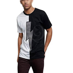 Camisetas de manga corta de alta calidad con diamantes de imitación para hombre, camisetas con estampado de sublimación para hombre - Product Image 4