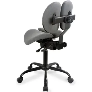 Taburete de sillín de metal ergonómico moderno para una postura óptima para la Oficina, la escuela, el apartamento o el hospital, muebles comerciales - Product Image 6