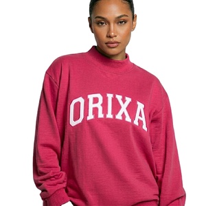 Sweat-shirt à col montant pour femme, grande taille, décontracté, respirant, écologique, de haute qualité - Product Image 1