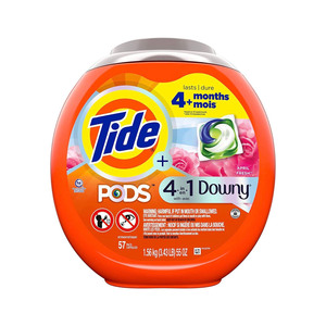 Tide Pods para bebés y pieles sensibles, detergente para ropa libre y suave Pacs, hipoalergénico, aprobado por pediatras, 73 unidades - Product Image 6