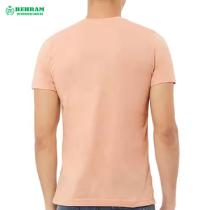 T-shirt court ample et décontracté pour homme 2025 en molleton polyester/coton de qualité supérieure, style été, écologique et à séchage rapide - Product Image 5