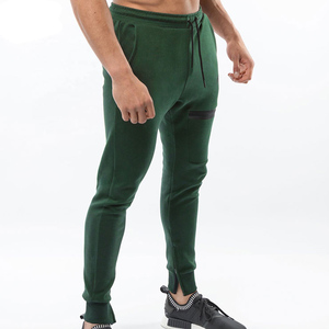Pantalones deportivos de algodón para hombre, ajustados, de marca personalizada, cómodos pantalones de chándal para gimnasio, suministro de ropa al por mayor de fábrica - Product Image 4