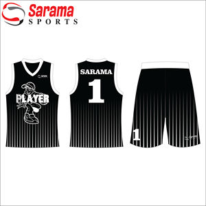 Uniformes de baloncesto, camisetas de baloncesto atléticas de rendimiento de malla reversibles sublimadas personalizadas para hombres, - Product Image 2