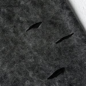 Sudadera con Capucha Unisex Vintage Lavada y Desgastada con Cierre, Felpa Gruesa 100% Algodón Ecológico, Chaqueta con Capucha para Invierno - Product Image 4