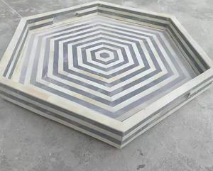 Amande Plateau en forme de feuille de haute qualité Panier à fruits tressé pour plateau de service Combinaisons multiples de noix - Product Image 2