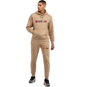 Ensemble de survêtement unisexe tendance XXL avec logo personnalisé, jogging et sweat-shirt, vêtements de sport, ensemble de survêtement pour couples, ensemble de survêtement 2 pièces pour hommes - Product Image 5