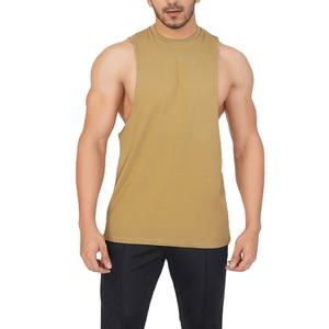 Men Tank Top Casual Sleeveless Gym Vest Breathable Cotton Fabric Comfortable Material Ideal For Workout Training <b>Running</b> Wear - Product Image 1