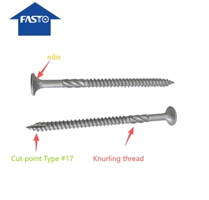 Vít gỗ đầu bằng hình vuông chất lượng cao có khía, loại 17, đầu cắt, dùng cho gỗ - Product Image 3