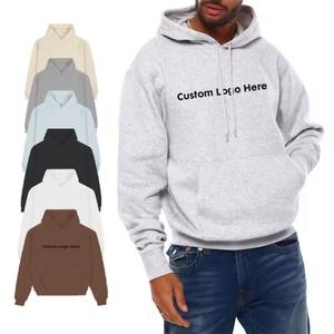 Sudadera con Capucha Personalizada OEM, Gris, Poliéster/Algodón, Impermeable, Ecológica, con Logotipo Bordado, Estilo Urbano para Hombre, Cuello Alto con Cuentas - Product Image 1