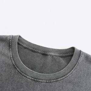 T-shirt acide surdimensionné haut streetwear unisexe avec look vintage coupe décontractée et style inspiré t-shirt - Product Image 3