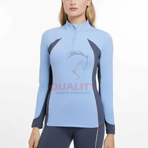 Couche de base à manches longues personnalisée haute performance à séchage rapide pour femmes couche de base d'équitation fournisseur OEM ODM - Product Image 1
