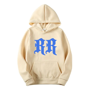 Vêtements personnalisés de créateur pour hommes sweats à capuche à imprimé soufflé sans ficelle avec broderie en chenille sweat à capuche en coton éponge pour hommes - Product Image 5