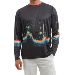 Venta al por mayor unisex manga larga sublimación Anti-UV UPF 50 100% poliéster pesca camisas venta directa de fábrica - Product Image 4