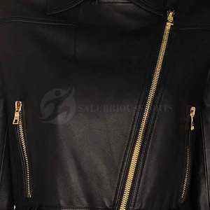 Vestes en cuir de mouton de haute qualité pour femmes Logo personnalisé Vêtements de plein air respirants - Product Image 6