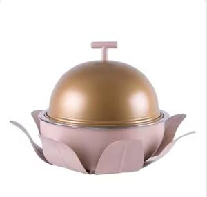 Poignée de marmite portable de luxe en métal nickelé pour la cuisine, la maison, les restaurants et les hôtels Casserole décorative à un prix raisonnable - Product Image 2