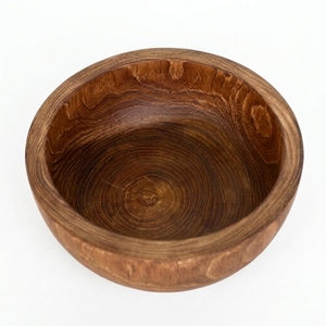 Bol en bois bol de soupe à salade de fruits, bols en bois rustiques faits à la main, bols de service en bois vaisselle - Product Image 1