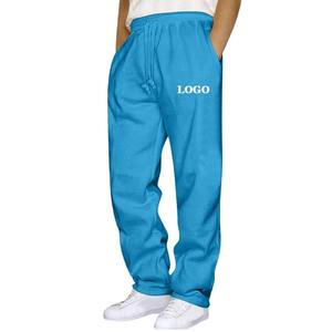 กางเกงสเวตเตอร์เอวสูง XL สำหรับผู้ชายกางเกงผ้าแคนวาสสีติดซิปมีกระเป๋าผ้ายืดสวมใส่สบาย - Product Image 6